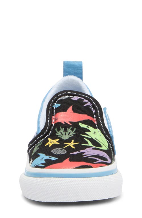 Vans Kids' Glow In Glow Sharks Blue/multi