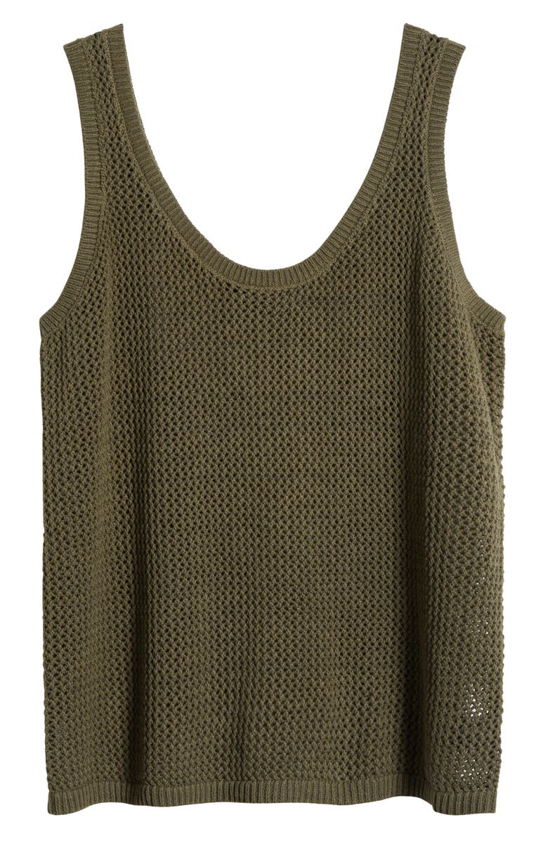 Sanctuary Open Stitch Cotton Sweater Tank, Alternate, color, 