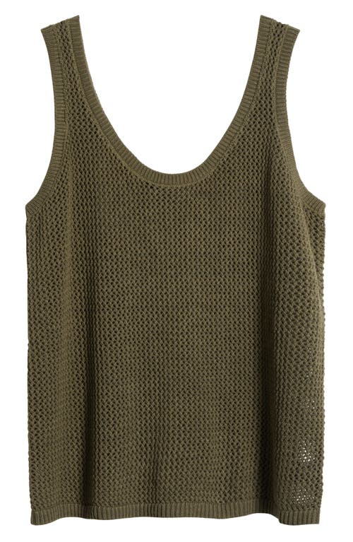 Sanctuary Open Stitch Cotton Sweater Tank