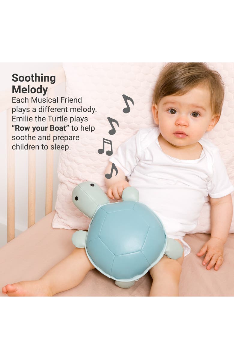 Little Big Friends Musical Animals - Turtle, Plush Baby Music Box, Nursery Toy & Décor, Alternate, color, Blue