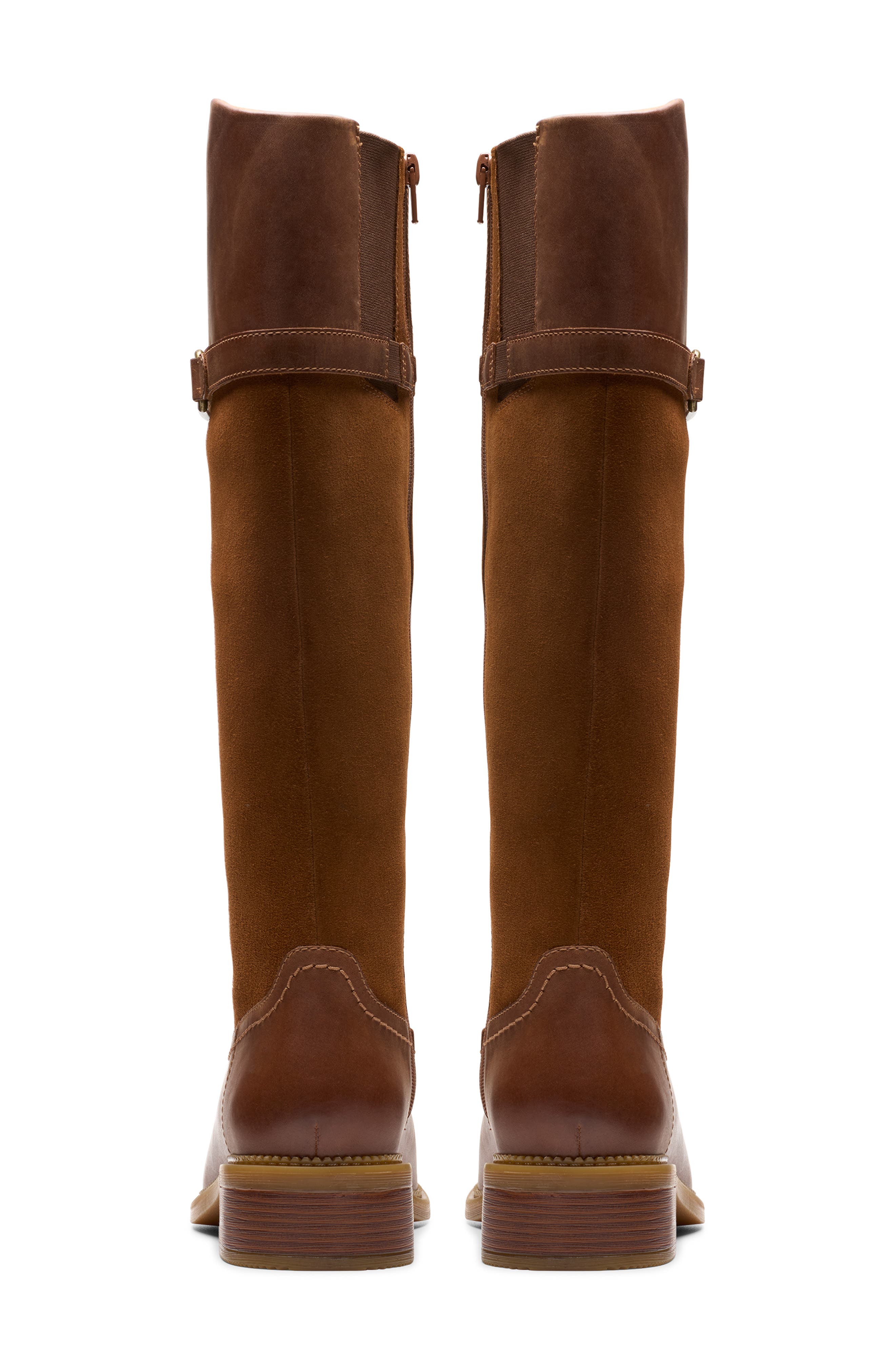 Clarks<sup>®</sup> Maye Carly Buckle Strap Boot, Alternate, color, Tan