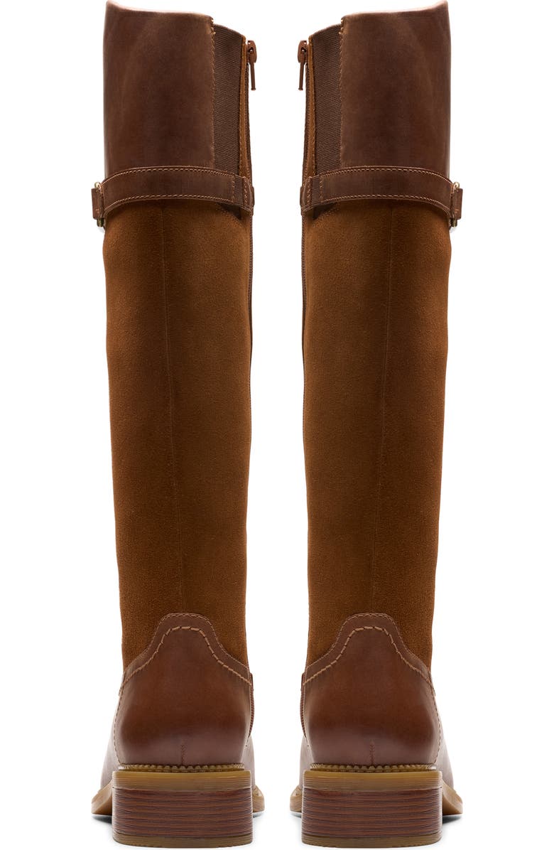 Clarks<sup>®</sup> Maye Carly Buckle Strap Boot, Alternate, color, Tan