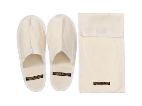 Waxed Canvas Portable Slipper