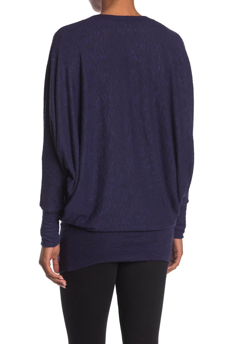 V-Neck Dolman Sleeve Pullover, Alternate, color, MAUVE
