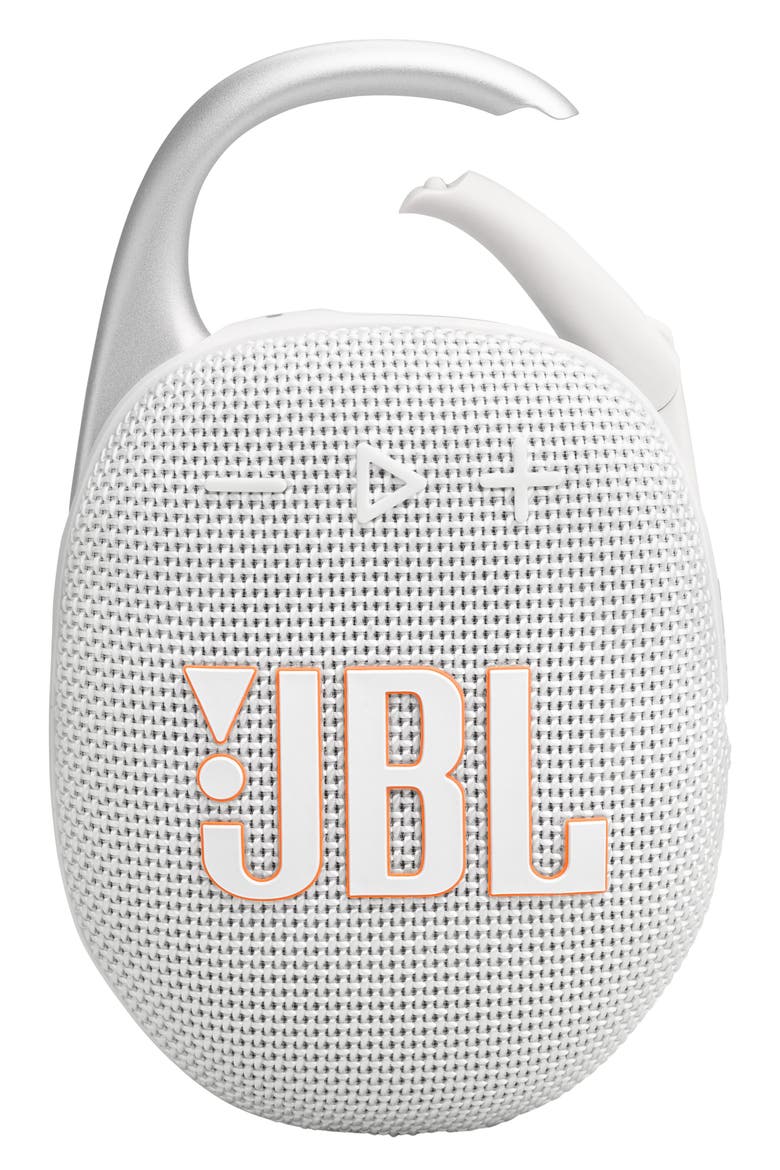 Clip 5 Waterproof Bluetooth® Speaker, Main, color, WHITE