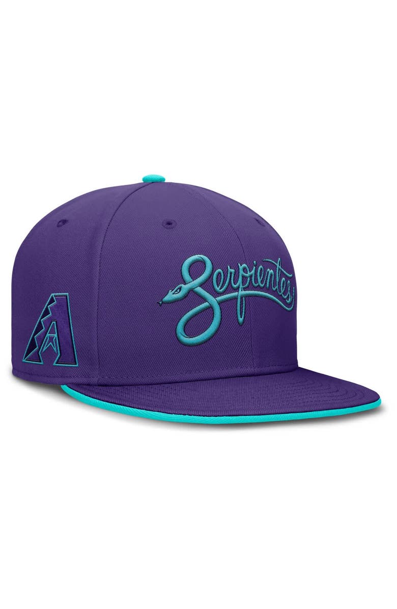 Nike Men's Nike Purple Arizona Diamondbacks 2025 City Connect True Performance Fitted Hat, Main, color, Purple