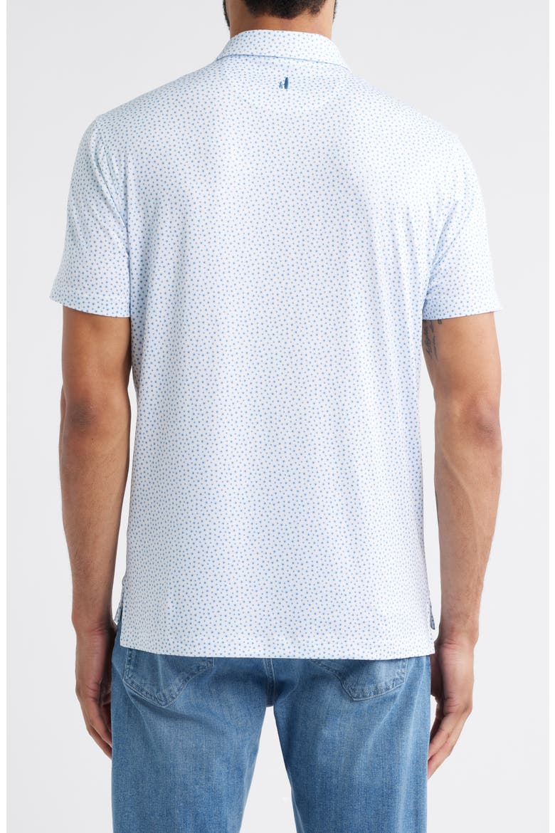 Plumeria Floral Featherweight Performance Polo, Alternate, color, TIDE