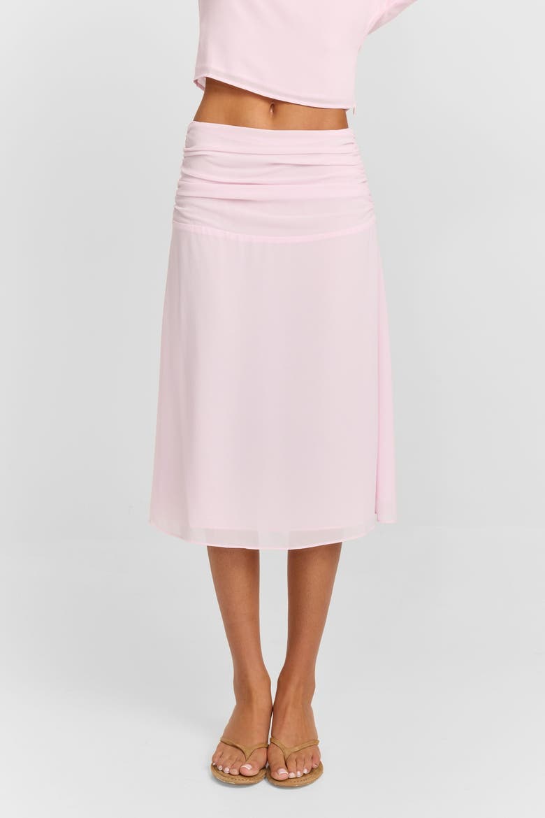 Margot Midi Skirt, Alternate, color, Pink