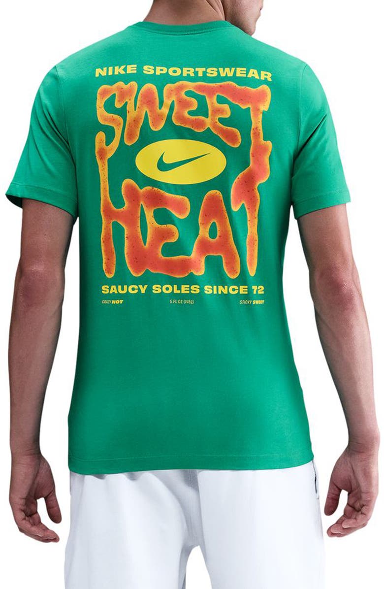 Nike Sportswear Cotton Graphic T-Shirt, Alternate, color, 324 Stadium Green