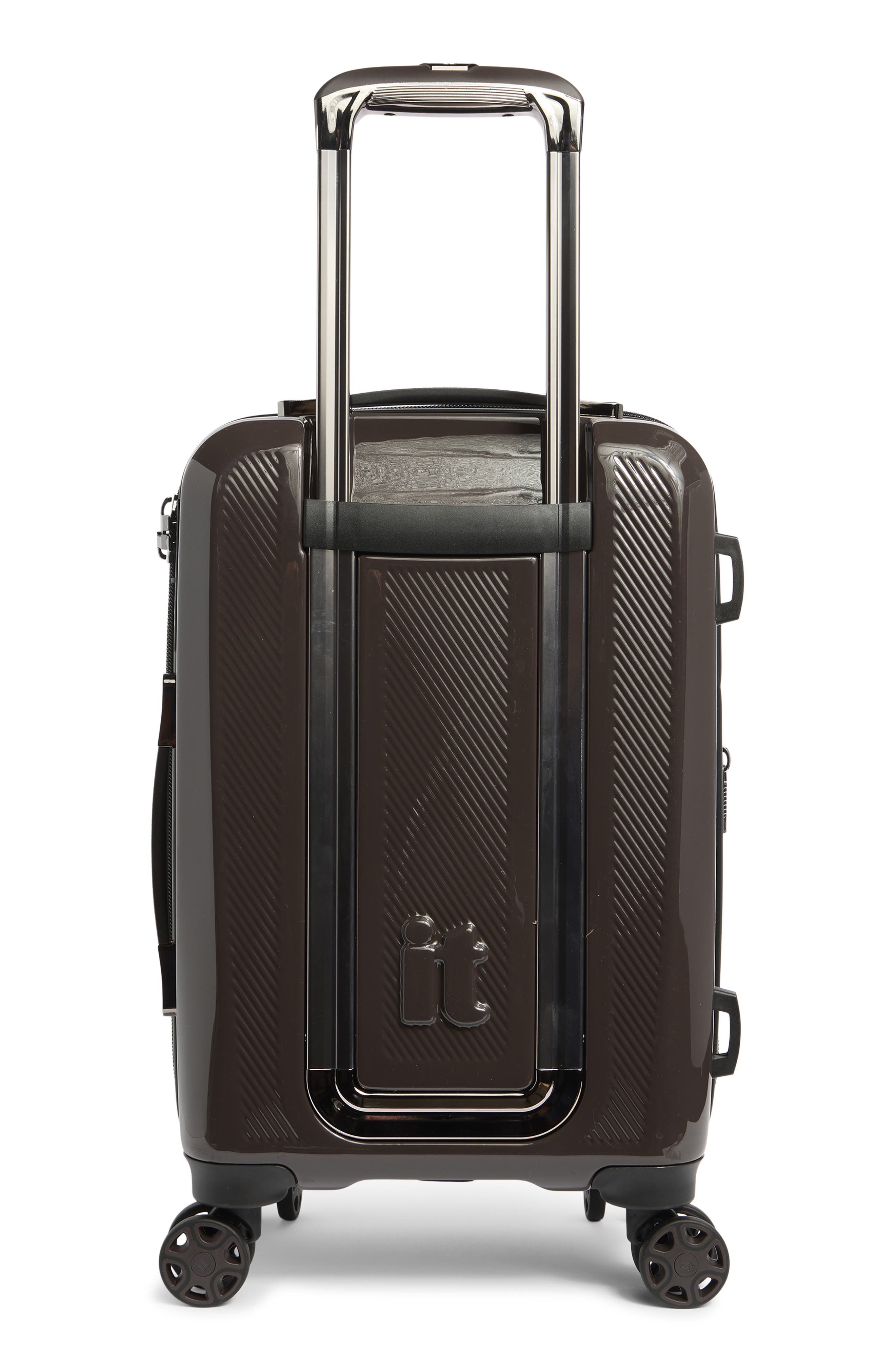 IT LUGGAGE Optical 21-Inch Hardside Carry-On Luggage, Alternate, color, Brown/ Chocolate