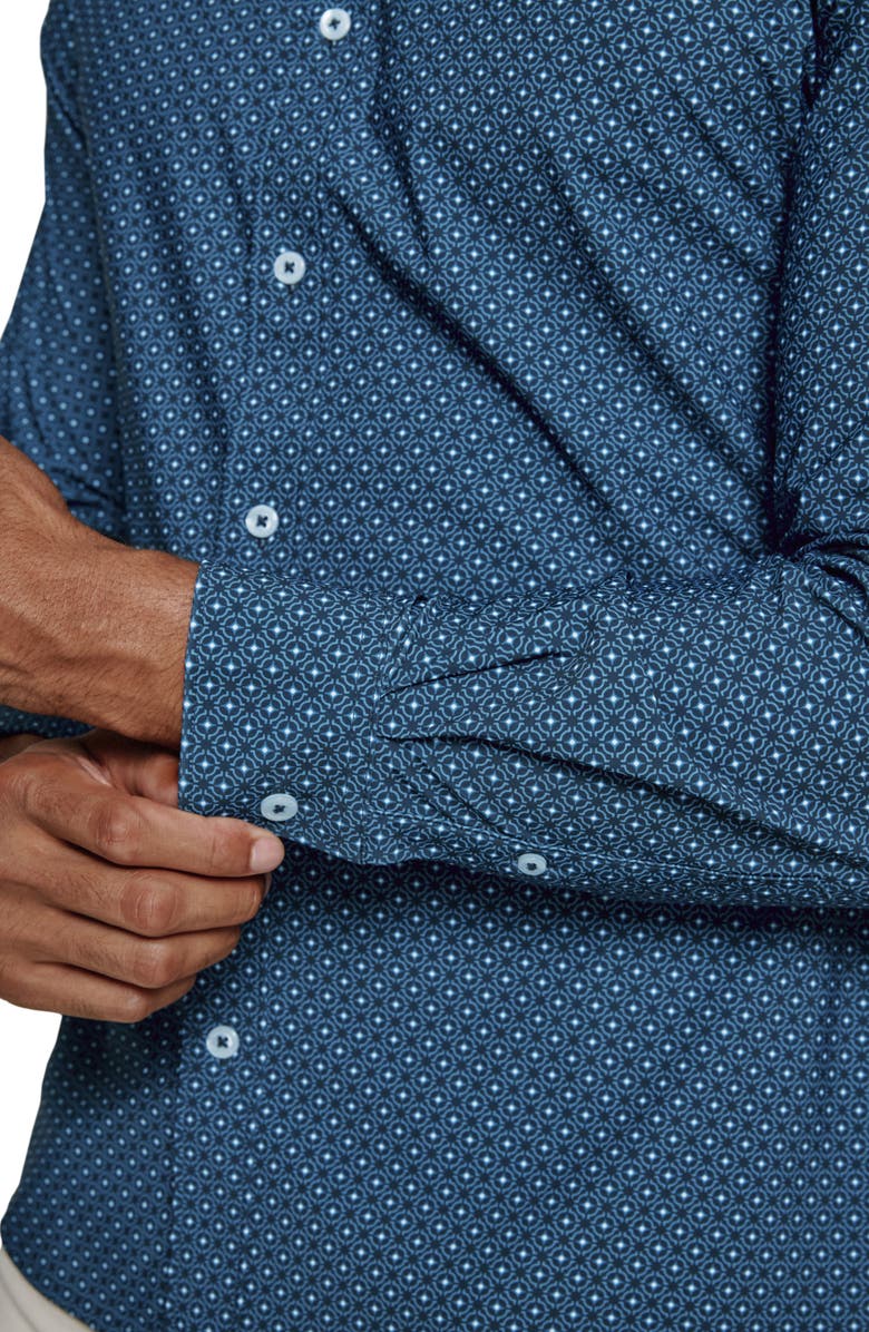 7 Diamonds Zaire Performance Button-Up Shirt, Alternate, color, 