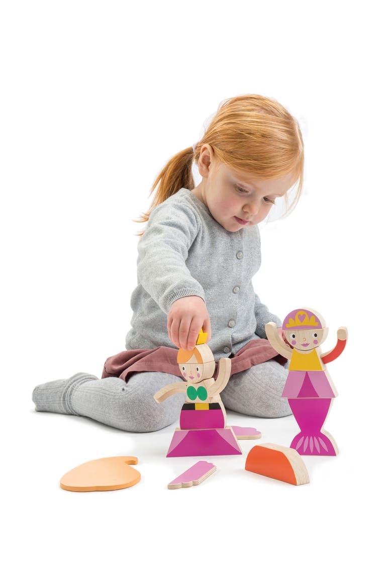 Princess Magblocs Toy Set, Alternate, color, PINK