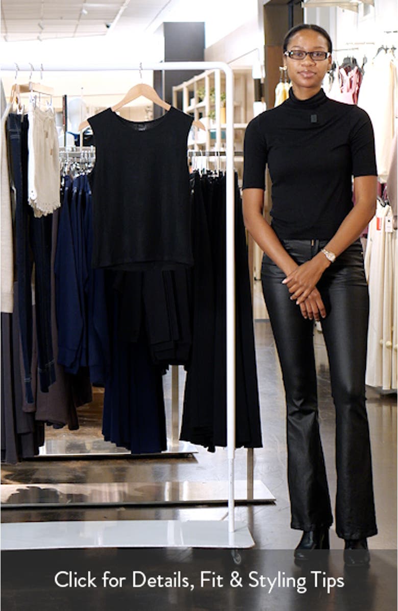 Lauren Short Sleeve Crewneck Tank, sales video thumbnail