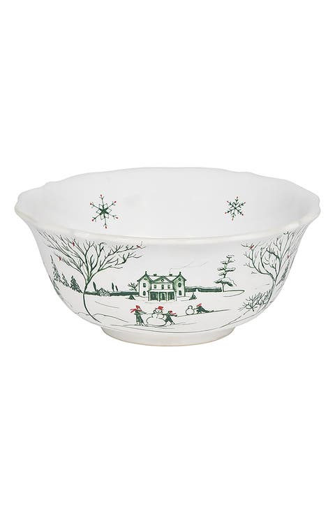 Country Estate Winter Frolic Ice Cream Bowl