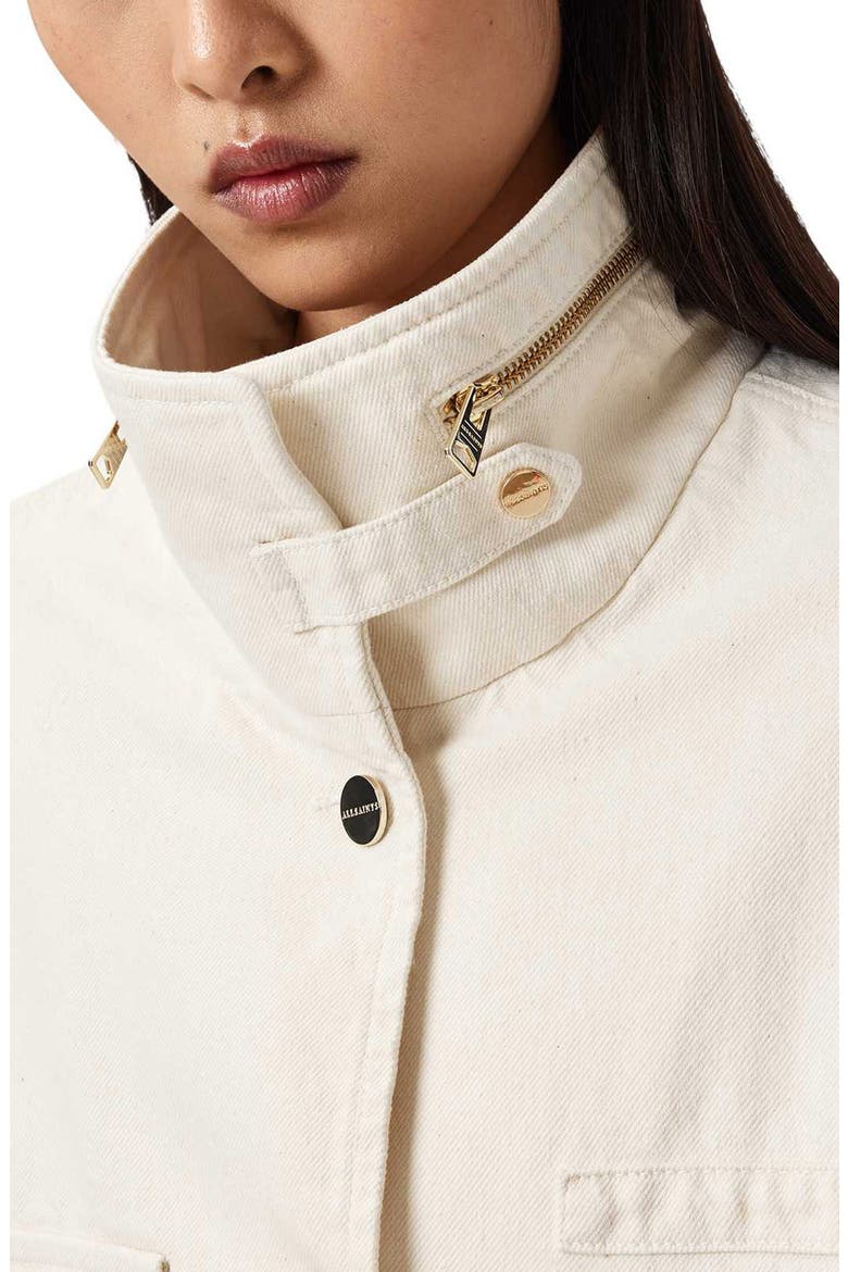 Clay Denim Jacket, Alternate, color, ECRU WHITE