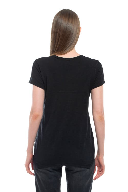 Wilt Clothing Crew Neck Short Sleeve Shrunken Boyfriend Tee In Gray