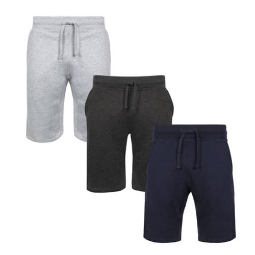 BENBEN BENBEN MENS 3 PACK FRENCH TERRY SHORTS ULTRA SOFT FEEL