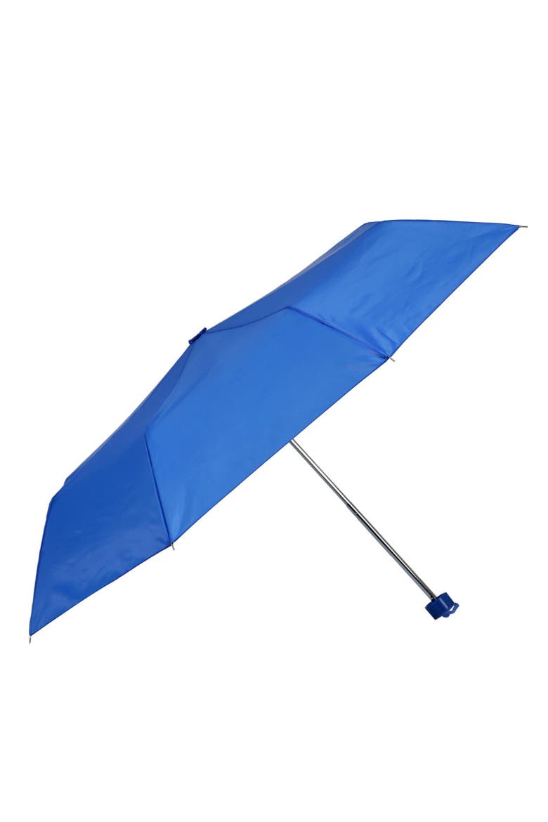 19in Folding Umbrella, Alternate, color, Oxford Blue