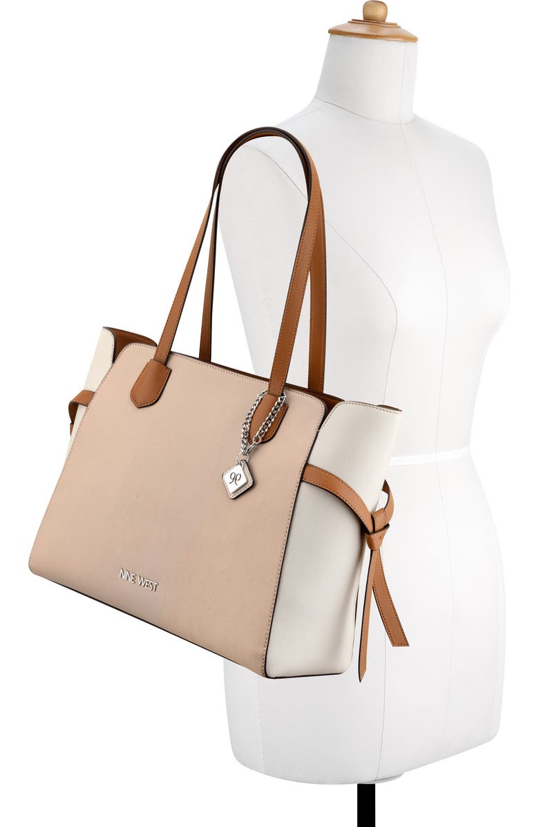 Nine West Isidore Tote Bag, Alternate, color, Fawn Multi