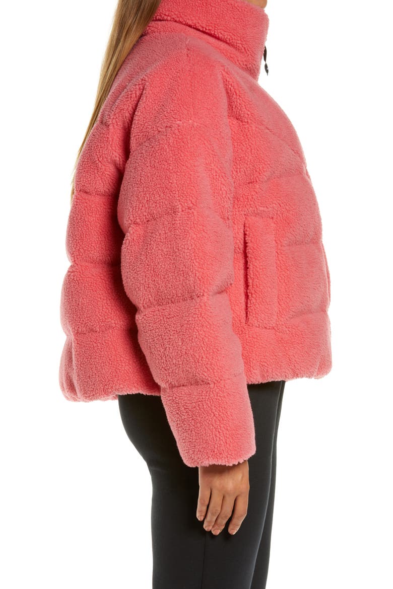 City Series Therma-FIT Down Fleece Jacket, Alternate, color, ARCHAEO PINK/ BLACK