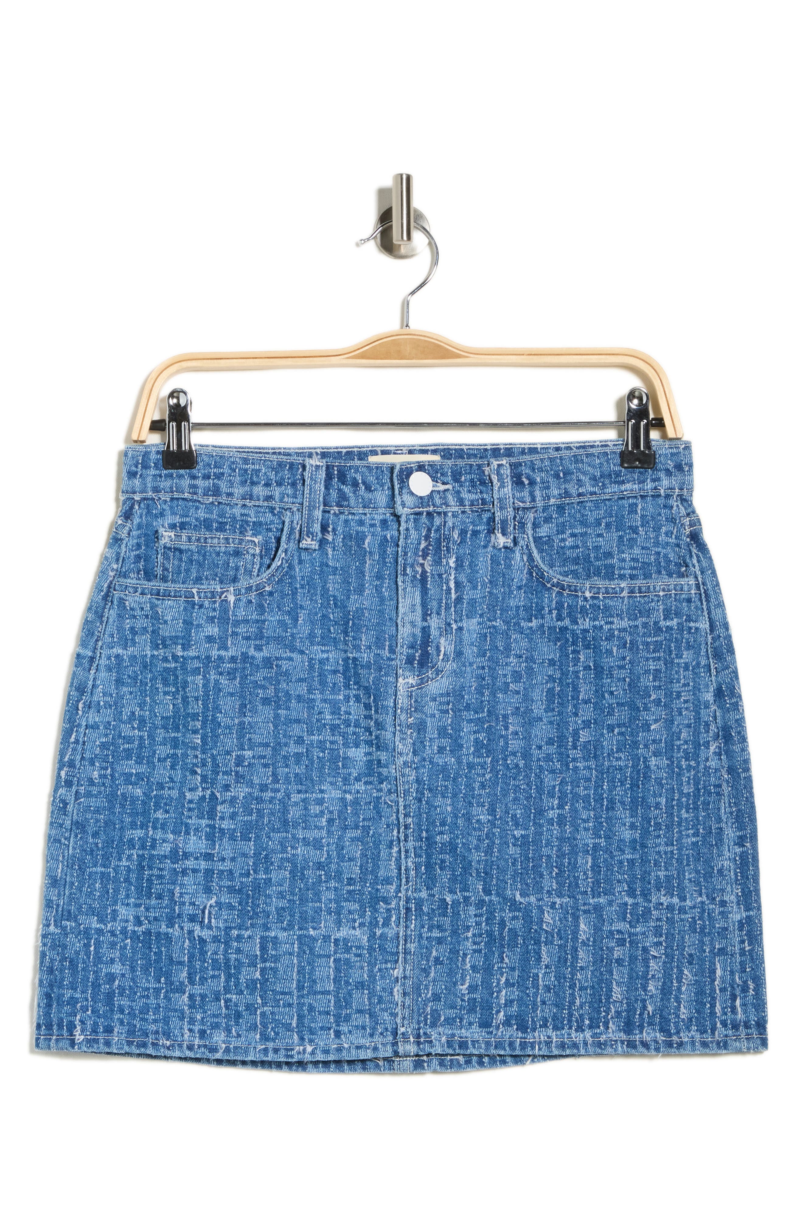 L'AGENCE Jolene Denim Miniskirt