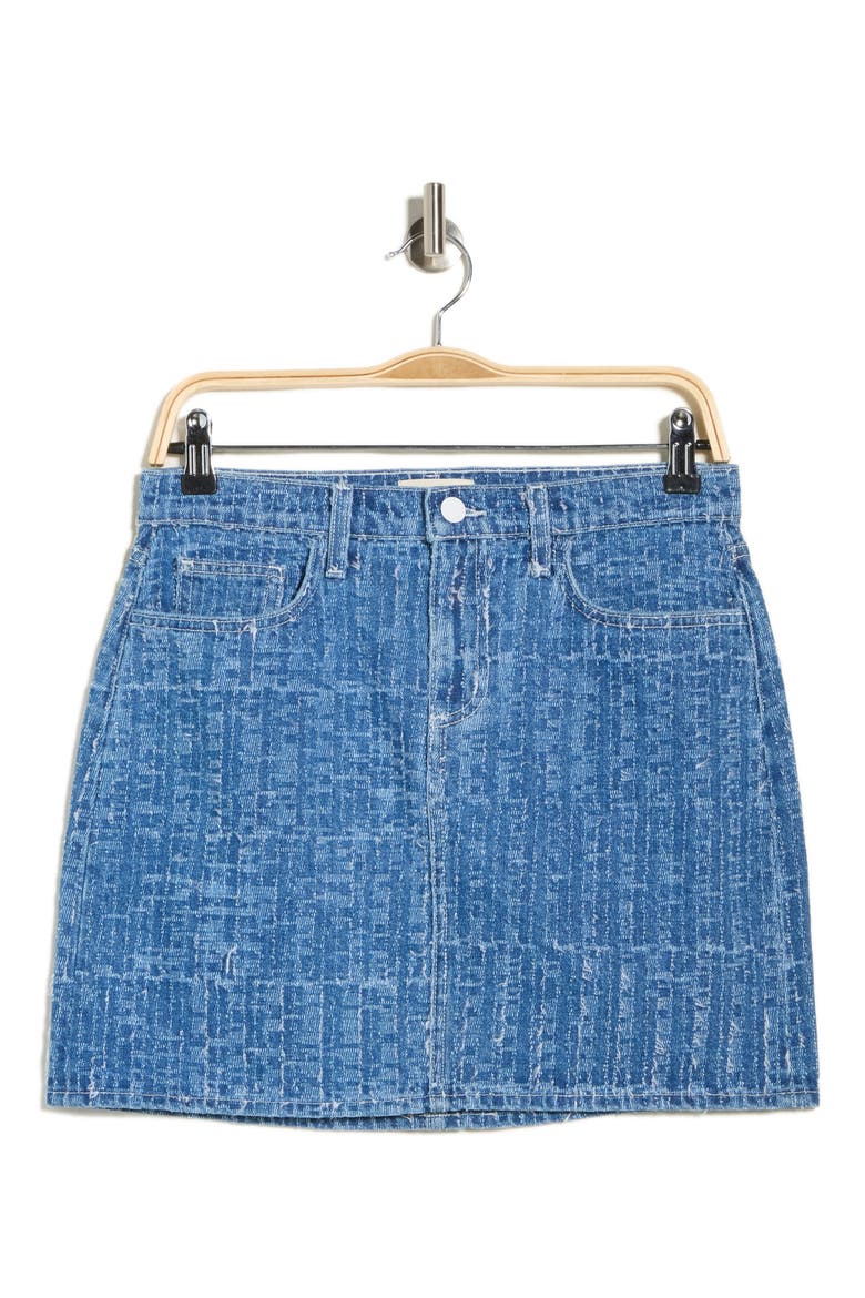 Jolene Denim Miniskirt, Alternate, color, EVERSON