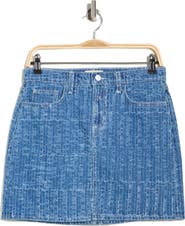 L'AGENCE Jolene Denim Miniskirt