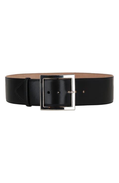 Wide Leather Belt