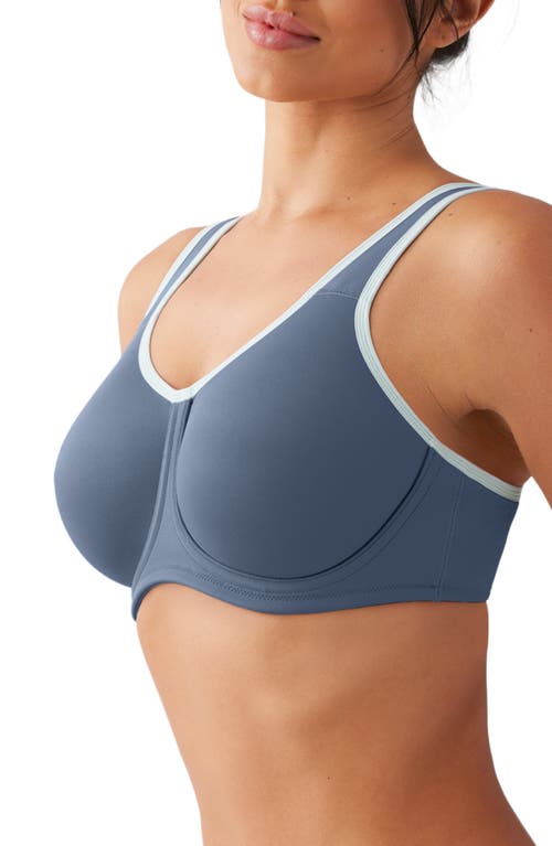 Wacoal Simone Seamless Underwire Sports Bra In Blue