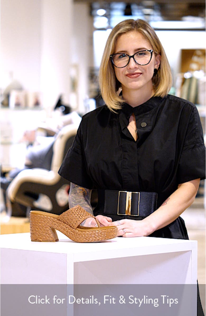 Ripple Raffia Platform Sanda, sales video thumbnail