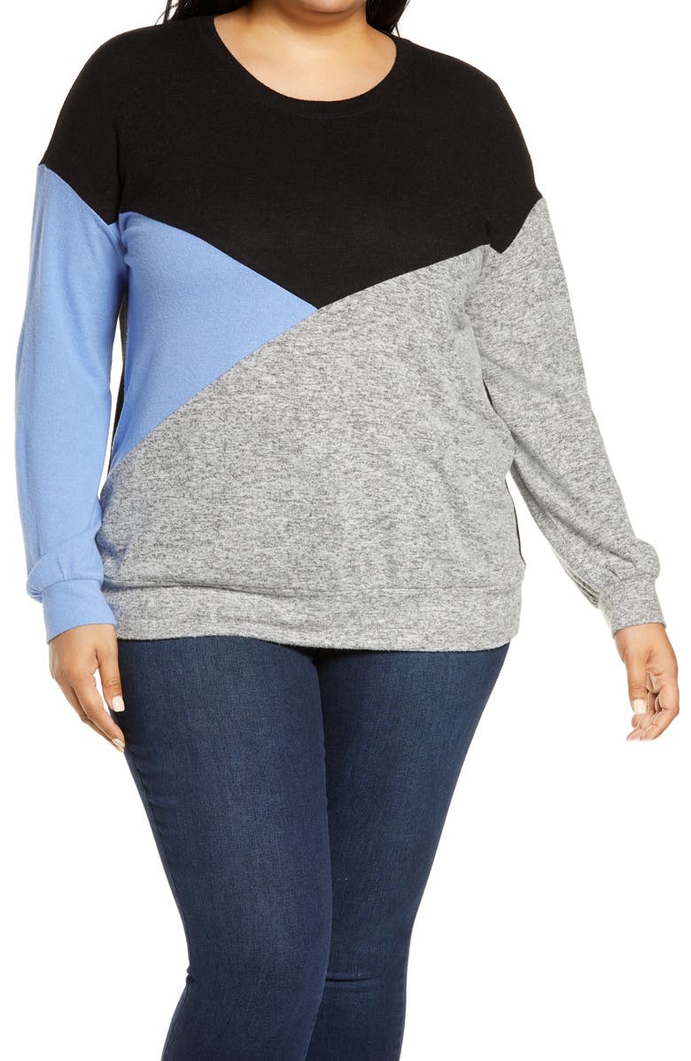 GIBSONLOOK Colorblock Pullover, Main, color, 