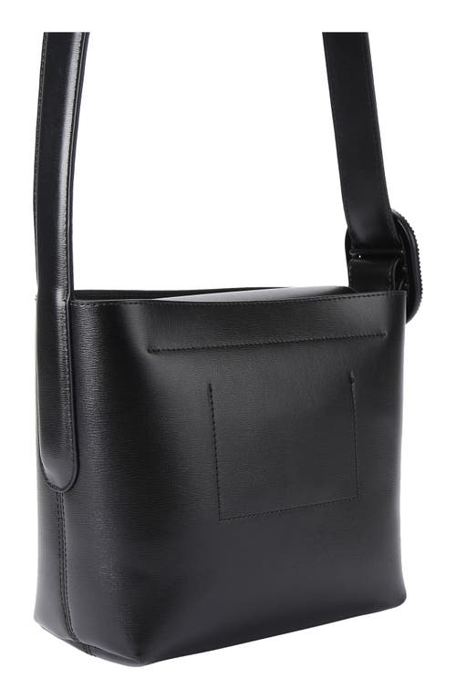Kurt Geiger London Small Chelsea Leather Bucket Bag In Black