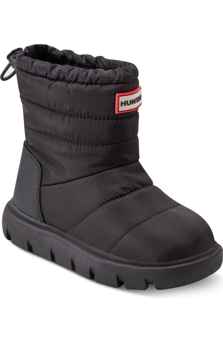 Hunter Kids' Cuddle Lug Sole Insulated Waterproof Snow Boot, Main, color,