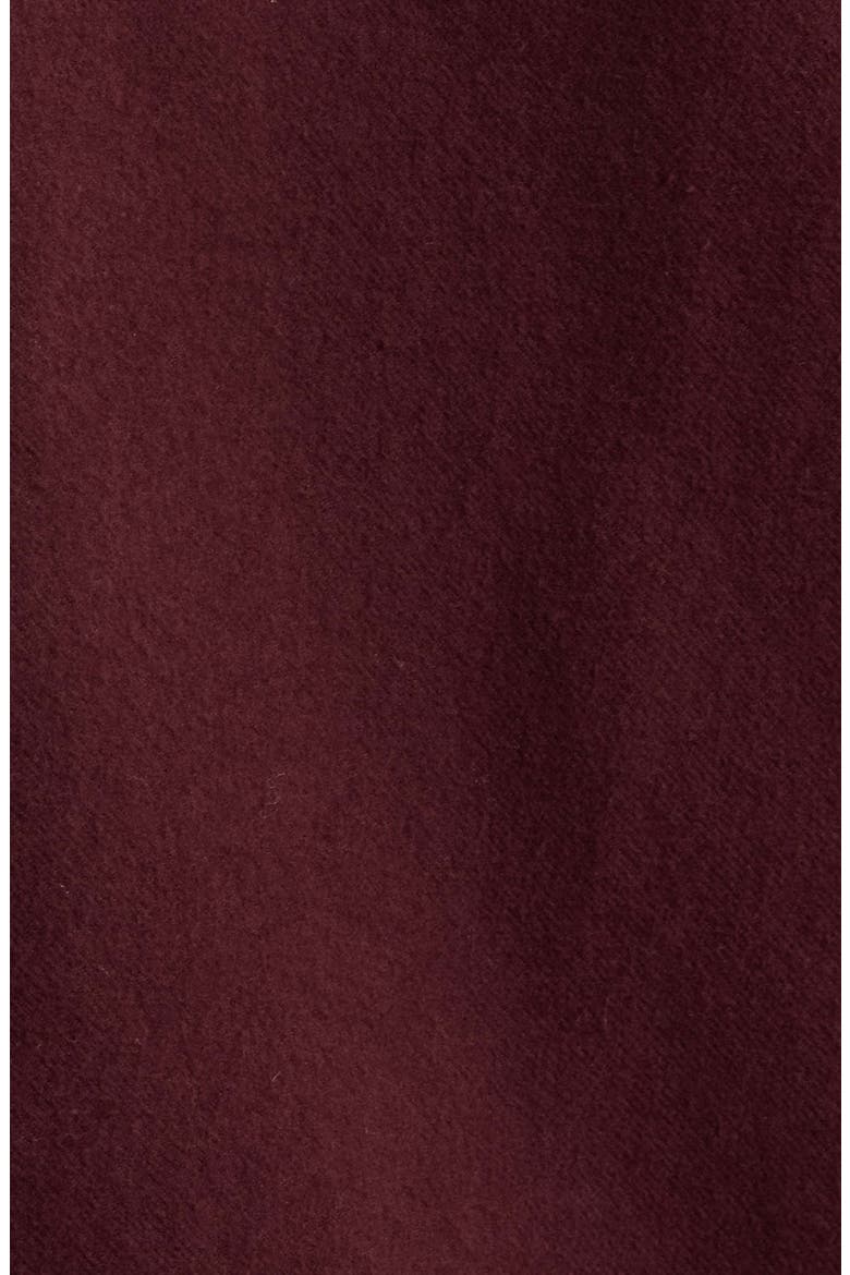 Heather Flannel Long Sleeve Button-Up Shirt, Alternate, color, BURGUNDY