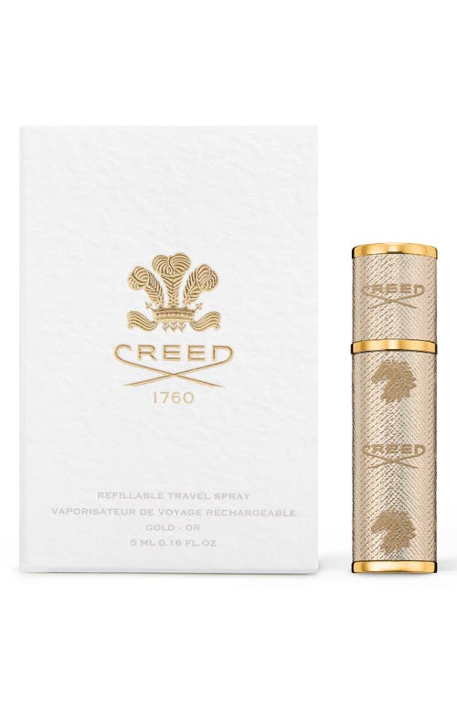 Creed Refillable Travel Perfume Atomizer In Gold