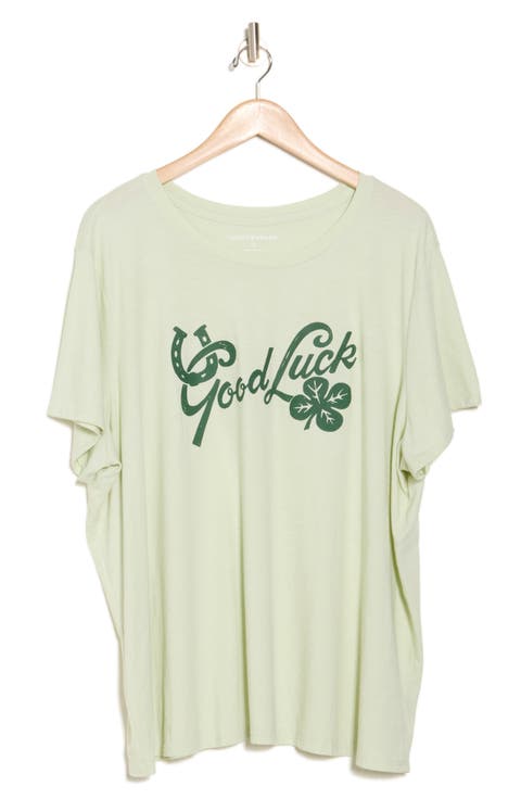 Good Luck Graphic T-Shirt (Plus)