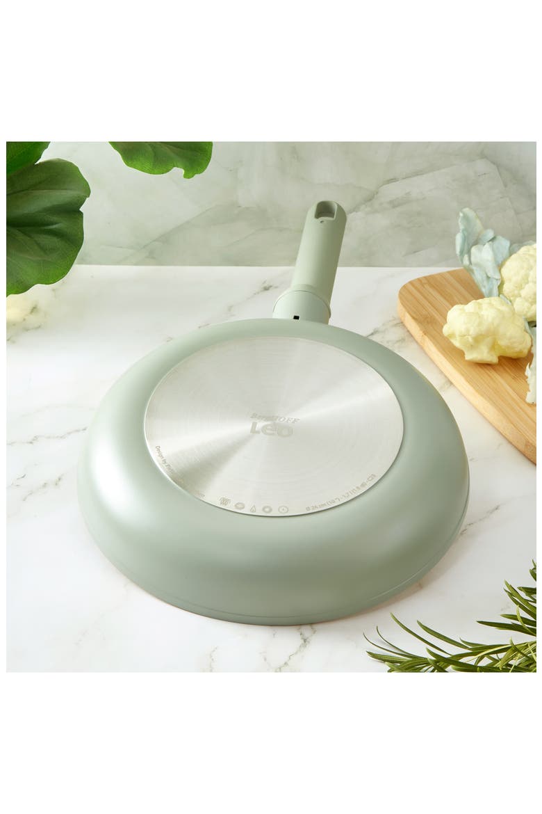 Leo Balance 3-Piece Frying Pan Set, Alternate, color, SAGE