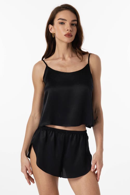 Shop Silksilky Adjustable Spaghetti Strap Pure Silk Camisole Set