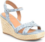 Söfft Newbury Espadrille Ankle Strap Platform Wedge Sandal