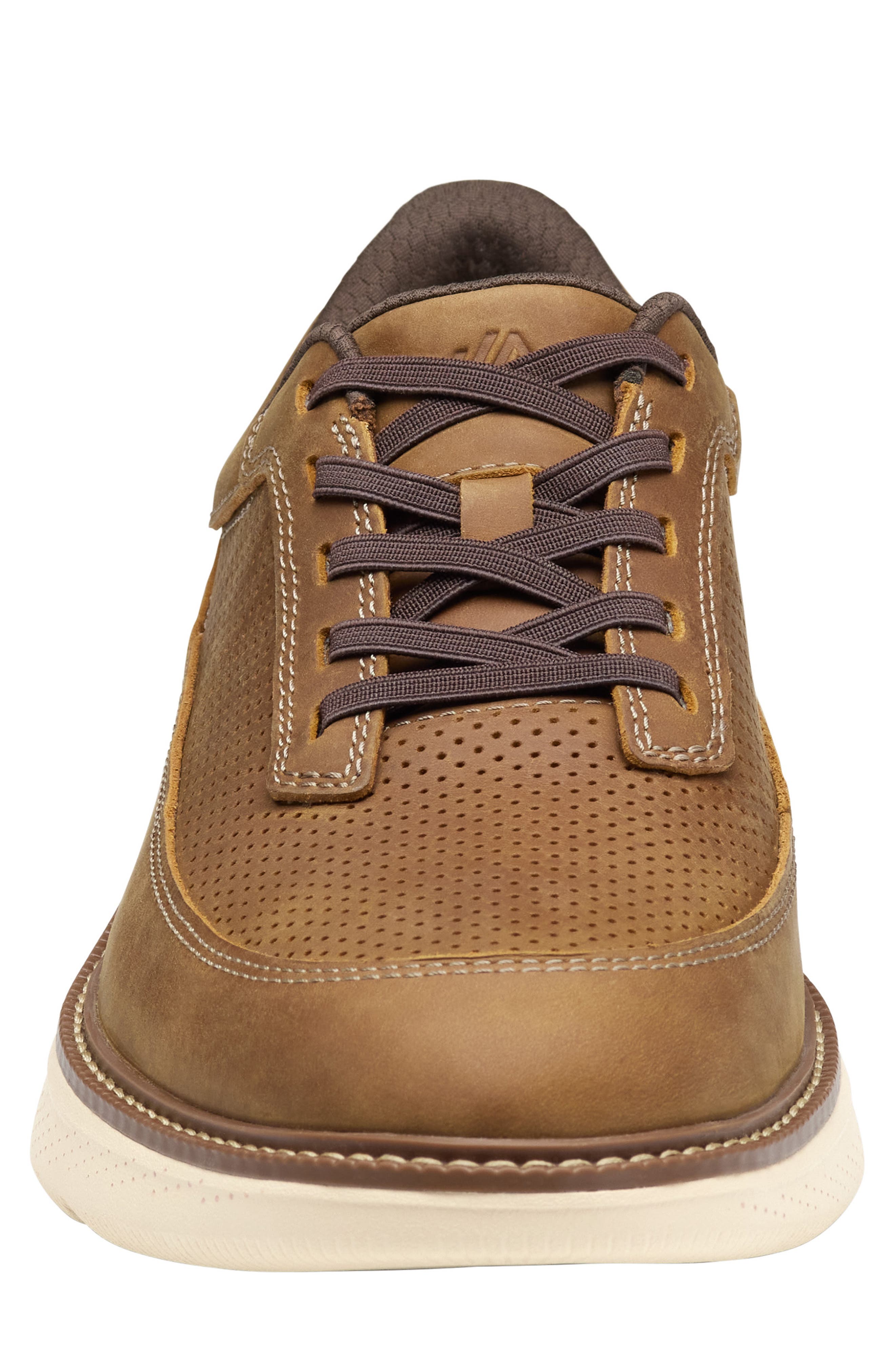 Hayden Stretch U-Throat Leather Oxford, Alternate, color, BROWN OILED FULL GRAIN