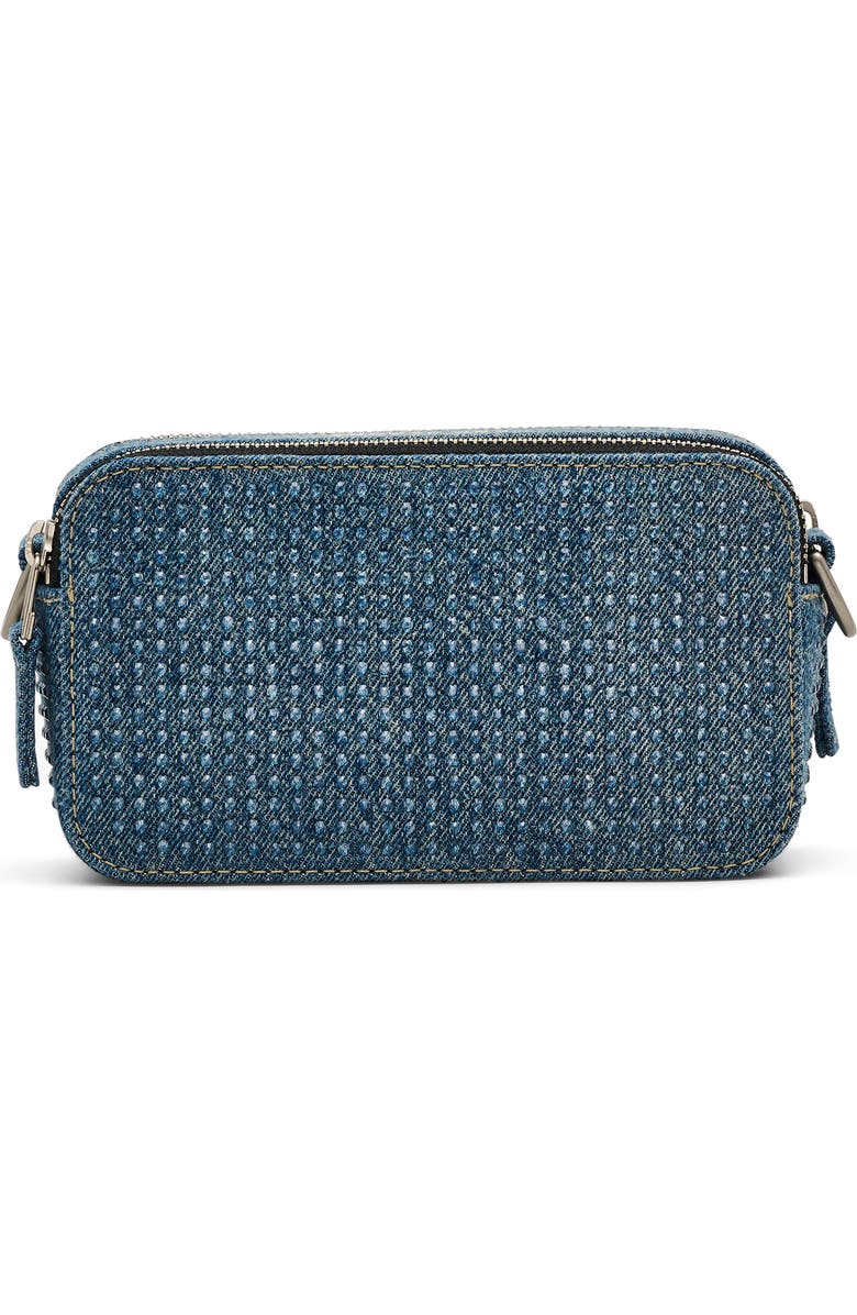 Marc Jacobs The Crystal Denim Snapshot Crossbody Bag, Alternate, color,