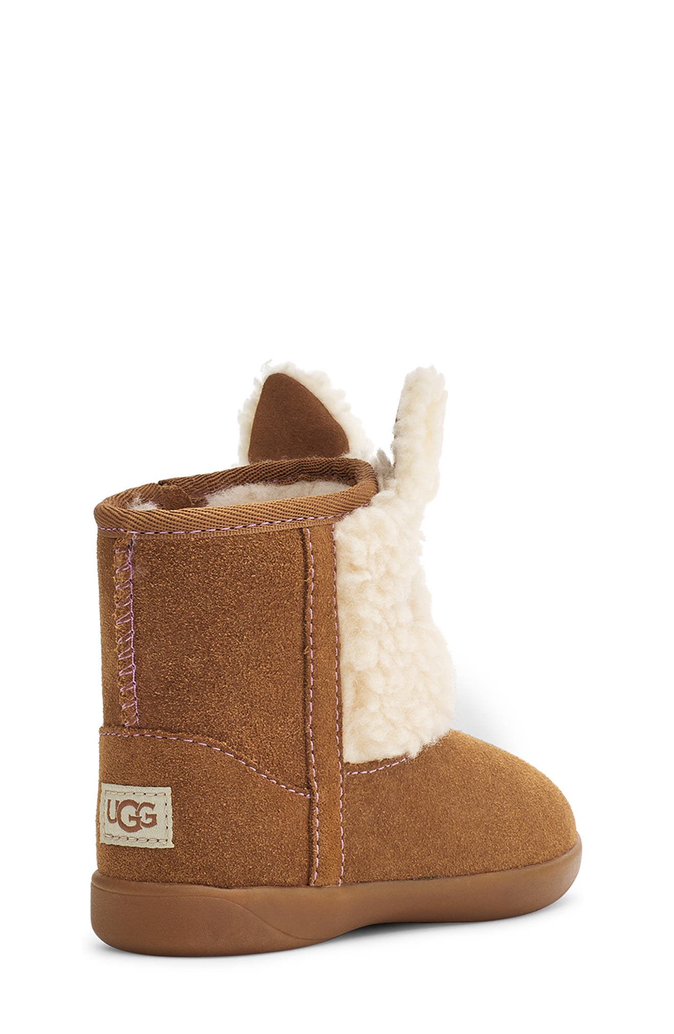 Stuffie Boot, Alternate, color, CHESTNUT SUEDE