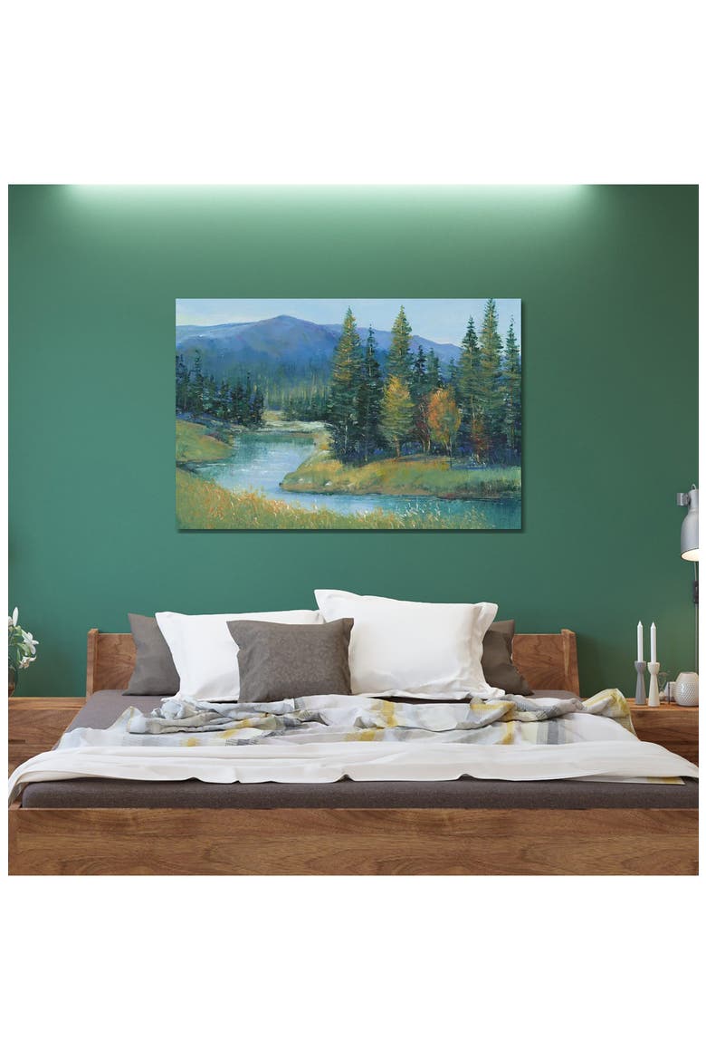 Trout Stream II by Tim OToole Canvas Wall Art, Alternate, color, GREEN MOUNTAIN VALLEY