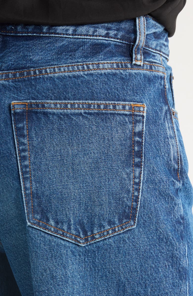 FRAME The Collegiate Super High Waist Wide Leg Jeans, Alternate, color, Galactic