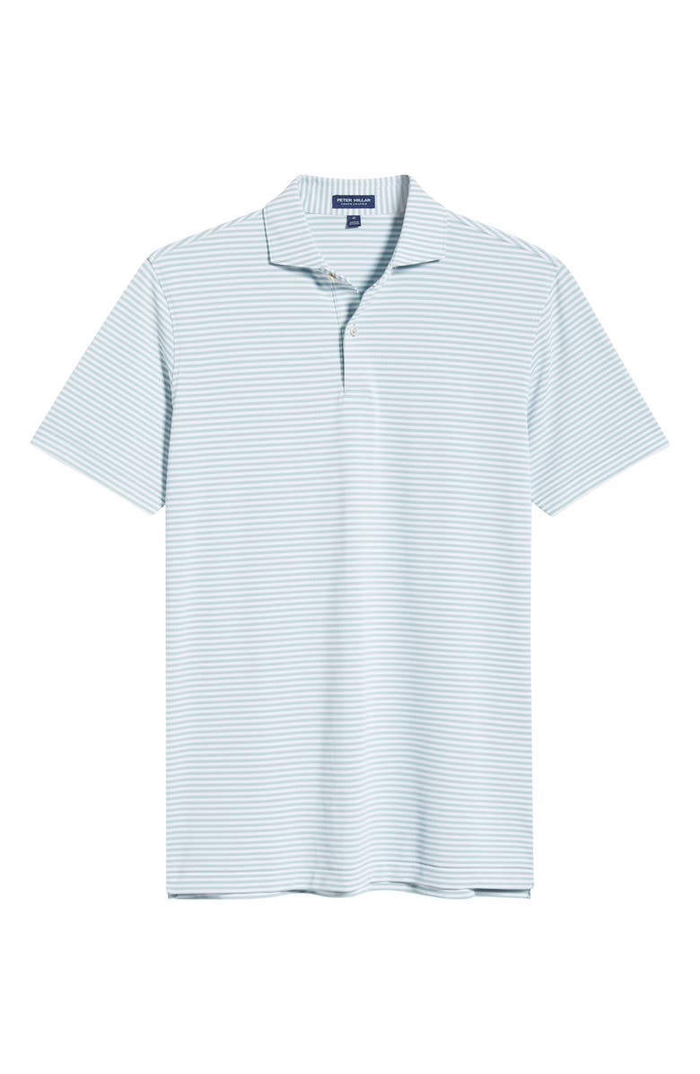 Peter Millar Verse Performance Piqué Golf Polo, Alternate, color, Light Willow