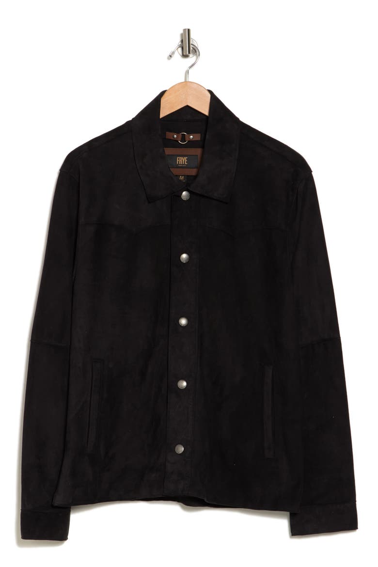 Suede Long Sleeve Shacket, Alternate, color, NAVY
