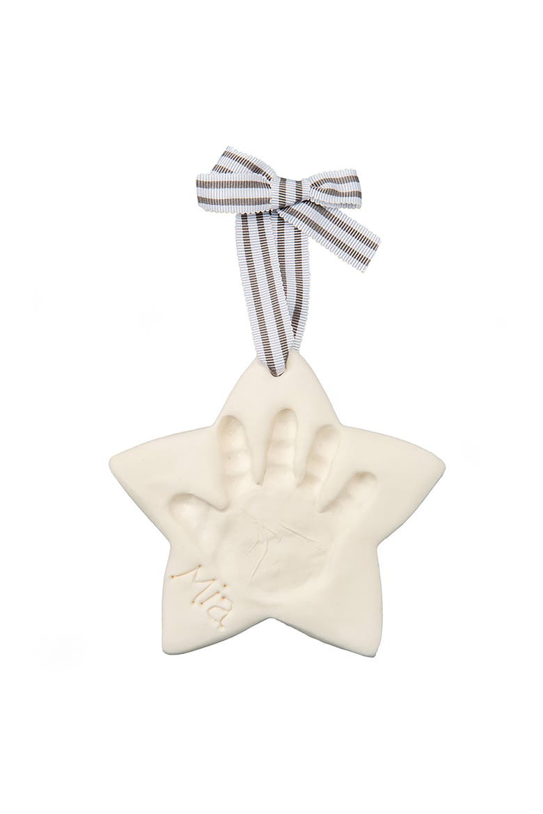 Keepsake Impression Ornament Kit, Alternate, color, White