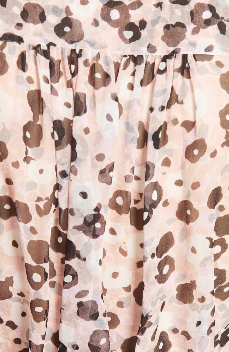 Kate Spade New York posy grove silk chiffon blouse, Alternate, color, Neutral