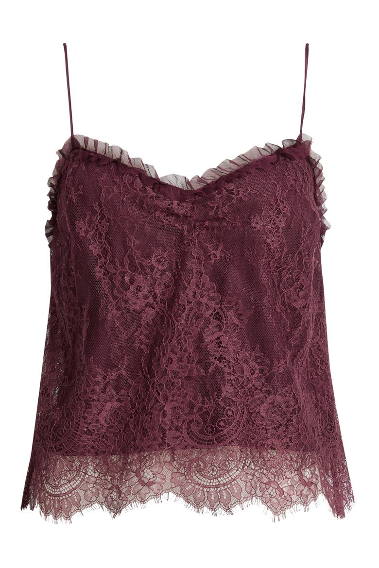 Ferni Lace Camisole, Main, color, FADED MERLOT