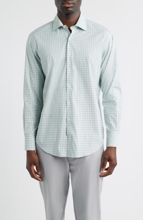 Lewis Performance Twill Button-Up Shirt